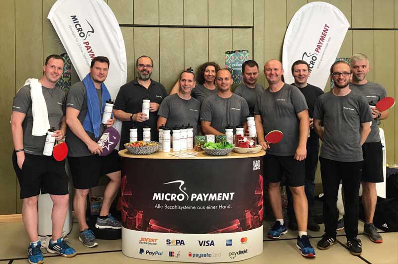 Micropayment Tischtennis Team