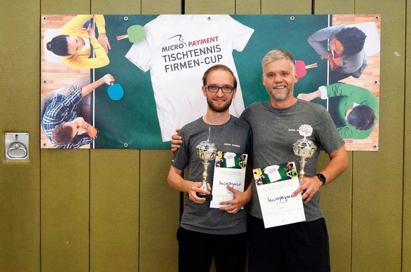 Turnier Sieger Tischtennis Firmen-Cup Berlin 2017