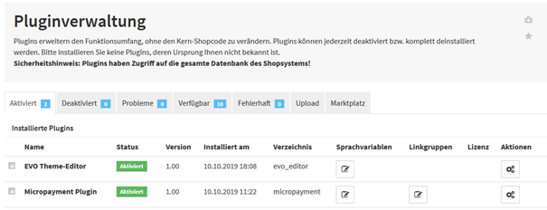 JTL SHOP <strong>Hinweis:</strong> Für die Installation des Bezahlmoduls benötigen Sie Zugriff auf die Dateien der Shopsoftware.<br> Üblicherweise loggen Sie sich hierfür per FTP auf Ihrem Server ein und legen den entpackten Ordner auf includes → plugins ab oder Sie laden das .zip File im Shop hoch.