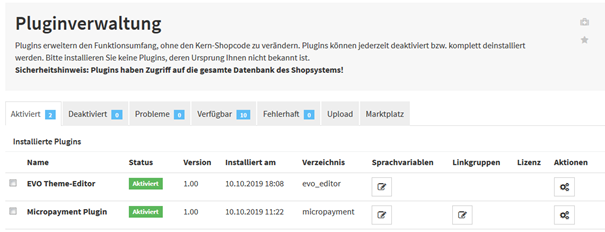 JTL SHOP <strong>Note:</strong> To install the payment module, you will need to access the shop software files.<br> Connect to your web server’s file system for this, for example via FTP, and save the unzipped folder in includes → plug-ins or upload the .zip file in the shop.