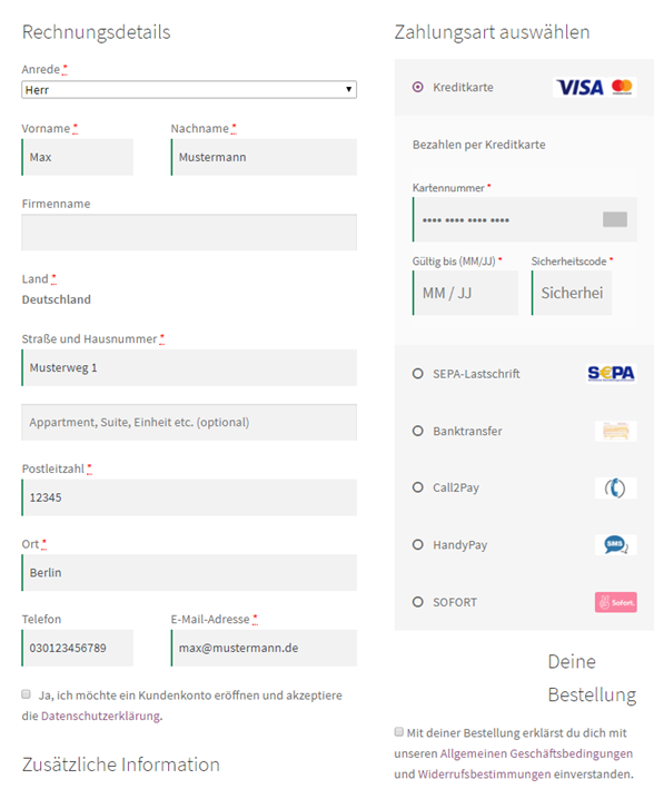 Detaillierte Funktionsweisen & weitere Features