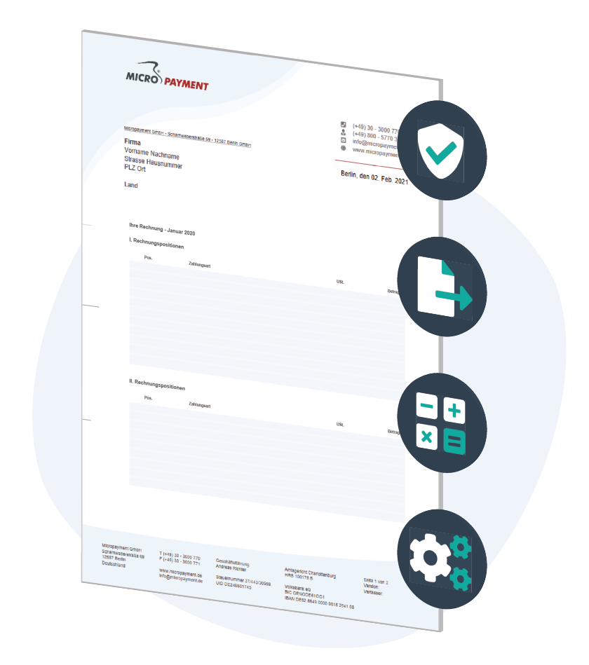 the Micropayment partner settlement