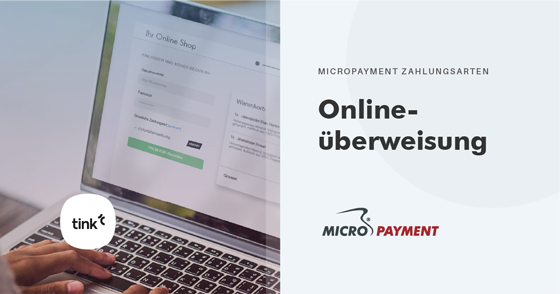 Zahlungsart Onlineüberweisung